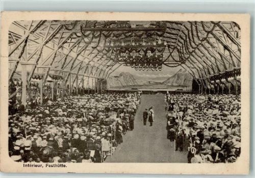 Bern 1910 Eidgen. Schützenfest Tir Fédéral Berne Intrieur Festhütte