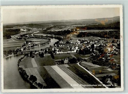 Wangen an der Aare Fliegeraufnahme