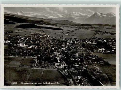 Münsingen Fliegeraufnahme