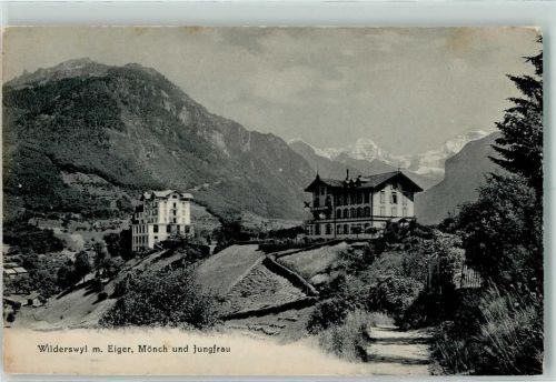 Wilderswil 1911 Eiger Mönch Jungfrau