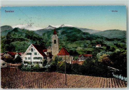 9475 Sevelen 1915 - Kirche