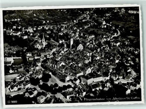 9450 Altstätten SG Gebrauchsspuren Fliegeraufnahme