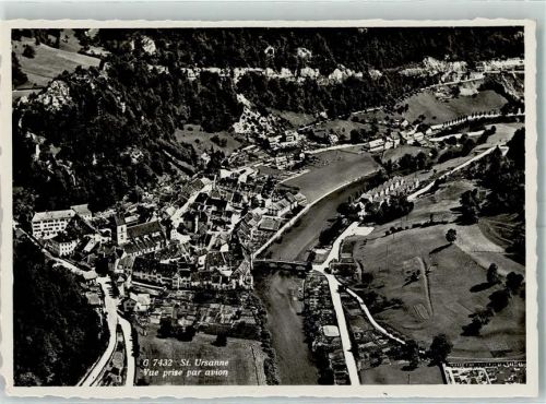 St-Ursanne Fliegeraufnahme