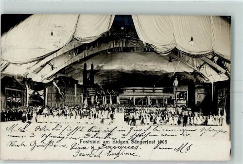 Zürich 1905 Festspiel am Eidgen. Sängerfest