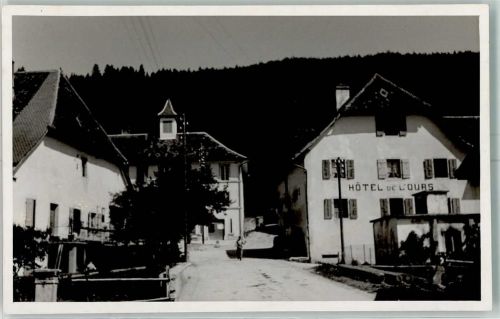 Diesse Hotel de L'ours Ort handschriftlich