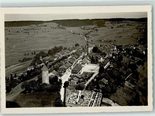 Romont FR Fliegeraufnahme