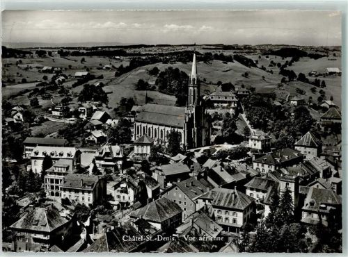 Châtel-St-Denis Fliegeraufnahme