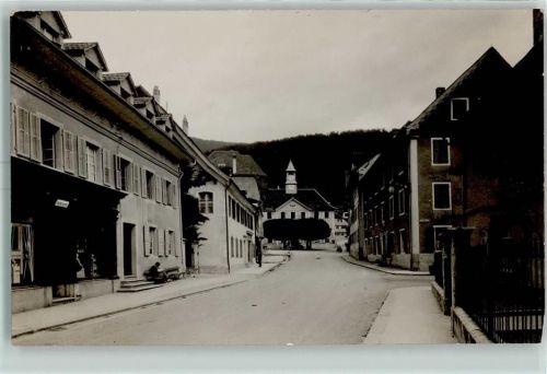 Moutier Rue centrale Ort handschriftlich