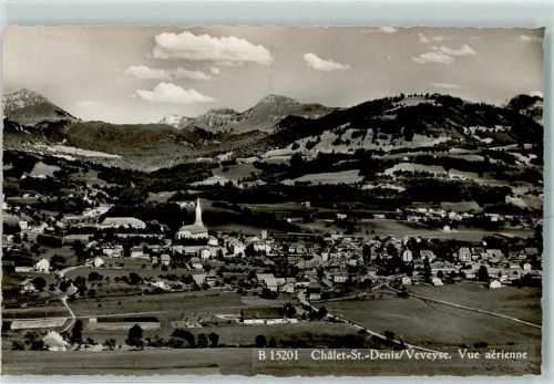 Châtel-St-Denis Fliegeraufnahme