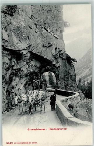 Grimselstrasse Handeggtunnel Fünfspänner