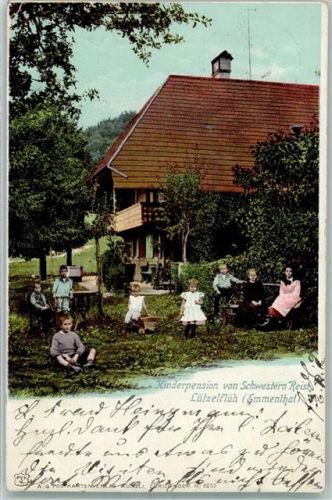 Lützelflüh 1906 Kinderpension von Schwestern Reist