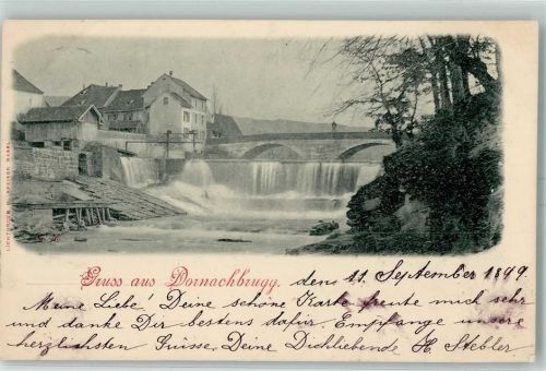 Dornach 1899 Dornachbrugg
