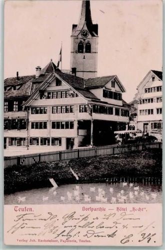 Teufen AR 1906 Hotel Hecht