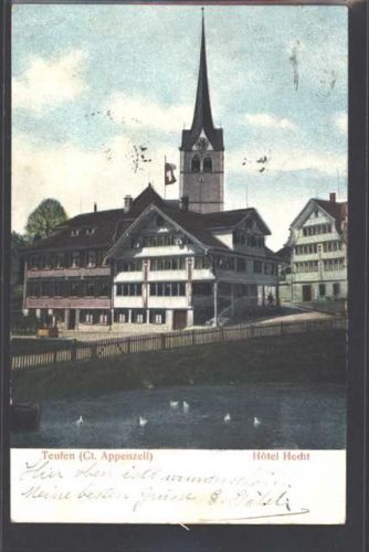 Teufen AR 1908 Hotel Hecht