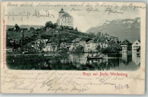 9470 Werdenberg 1902 Relief AK