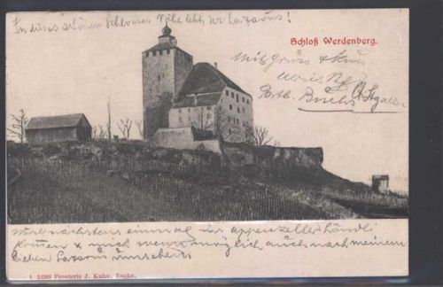 9470 Werdenberg Relief AK Schloss