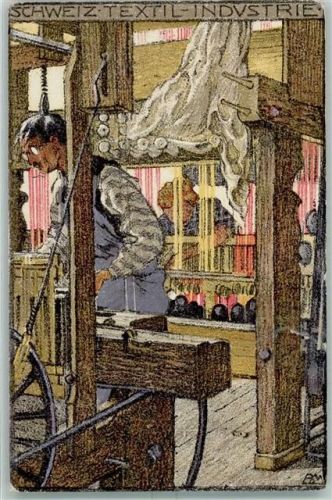Bern 1914 Schweiz. Landes-Ausstellung Schweiz-Textil-Idustrie sign Serie B