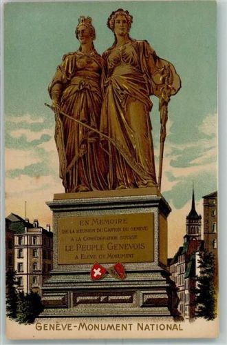 Genève 1906 Monument National Artist Atelier Guggenheim 13955