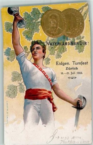 8000 Zürich 1903 Prägedruck Lithographie AK