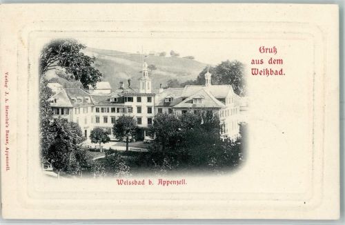 Weissbad 1902 Passepartout AK