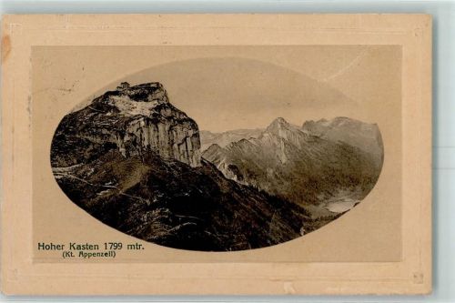 1911 Hoher Kasten Passepartout AK