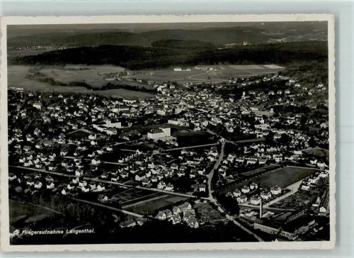 Langenthal Fliegeraufnahme