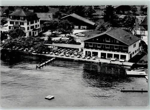 Faulensee Fliegeraufnahme Neues Strandhotel Seeblick