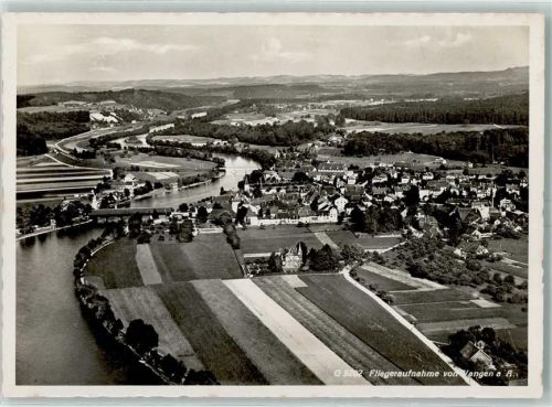 Wangen an der Aare Fliegeraufnahme