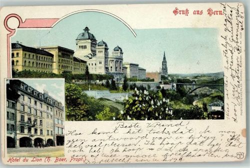Bern 1902 Hotel du Lion