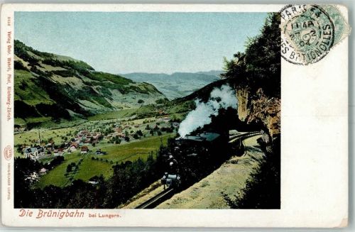 Lungern 1904 Brünigbahn