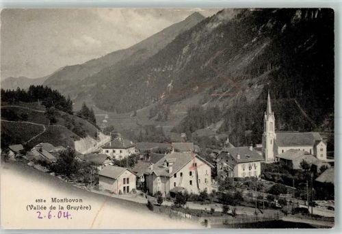 Montbovon 1904 Vallee de la Gruyere