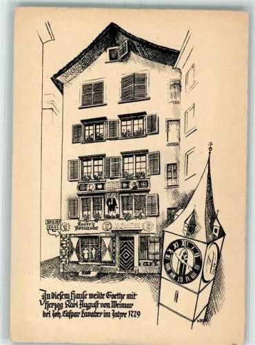 Zürich Kaisers Reblaube und Goethe-Stübli