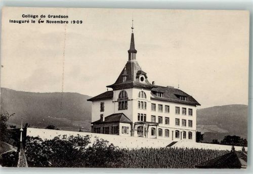 Grandson College Inaugure le 6. Novembre 1909 Jahreszahl Einweihung