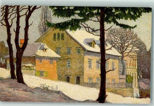 8000 Zürich Künstlerkarte Das alte Künstlergütle von E. E. Schlatter