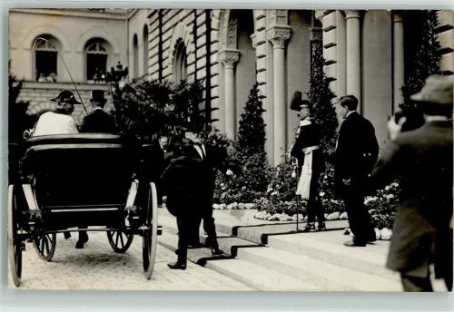 Bern 1912 Kutsche Soldat Kaiser WilhelmII. Ort lt. Stempel