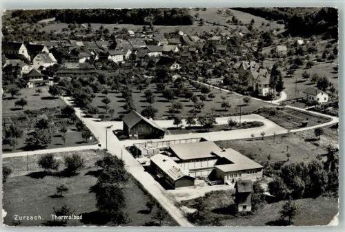 Bad Zurzach Fliegeraufnahme Thermalbad