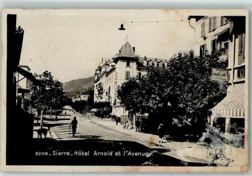 Sierre Hotel Arnold et l'Avenue