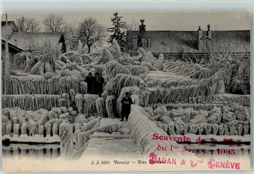 Versoix 1905 Winter Vereiste Landschaft