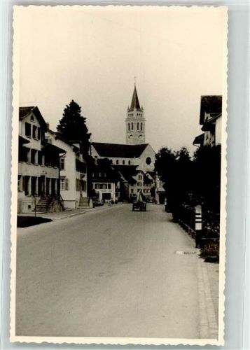 8590 Romanshorn Foto AK Kirche Ort handschriftlich
