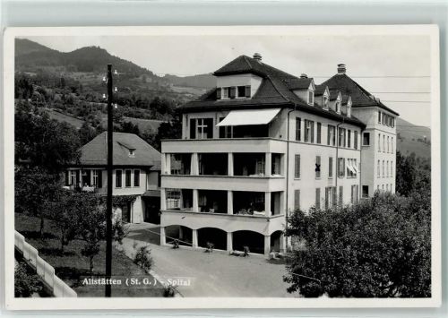 9450 Altstätten SG Foto AK Krankenhaus Feldpost