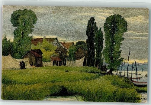 8272 Ermatingen Künstlerkarte sign. EE Schlatter