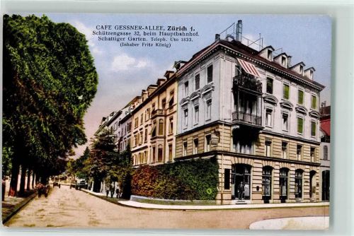 Zürich Cafe Gessner Allee