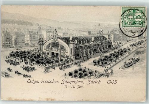 Zürich 1905 Eidg. Sängerfest