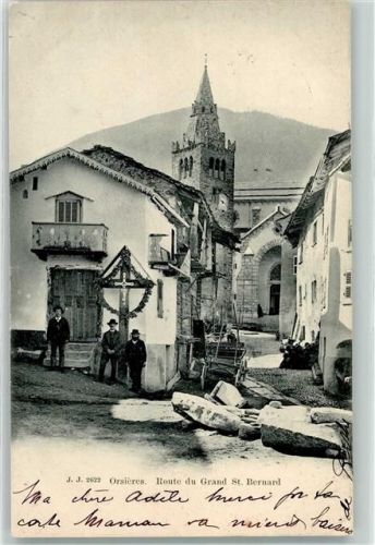 Orsières 1903 Route du Grand St. Bernard