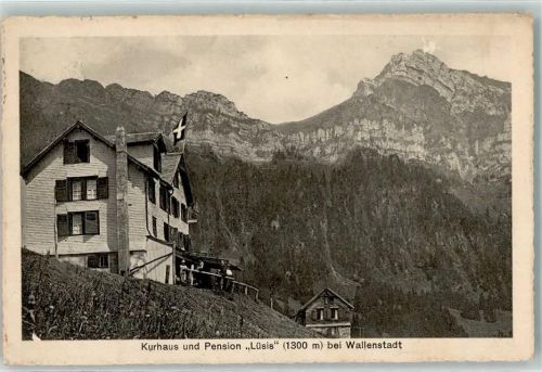8880 Walenstadt - Kurhaus Pension Lüsis Hüttenstempel