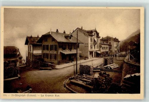 St-Gingolph La Grande Rue Douane Suisse