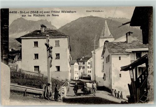 St-Luc Hotel Weisshorn Wegkreuz