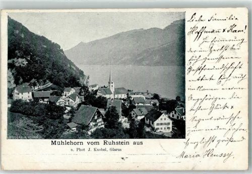 Mühlehorn 1901 vom Ruhstein aus