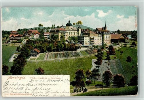 Menzingen 1903 Töchterinstitut u. Seminar