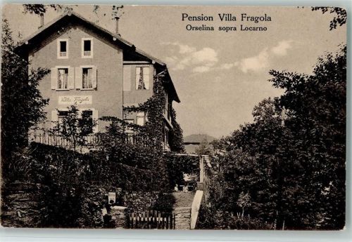 Orselina 1916 Pension Villa Fragola